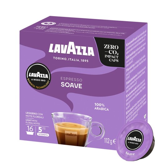 Mitac Lavazza Soave til Lavazza a Modo Mio. 16 kapsler