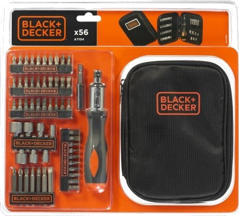 Black & Decker Slagskrutrekker 150 W med Batteri og Belysning A7104-XJ