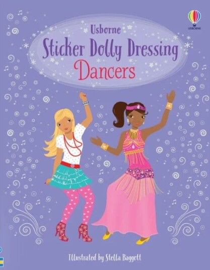 Sticker Dolly Dressing Dancers Av Fiona Watt