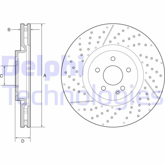 Bremseskive DELPHI BG9229C
