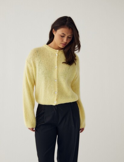Noella N Kae Knit Cardigan Yellow XS/S