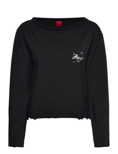 HUGO Casual Ls-Shirt - Black - S HUGO Casual Ls-Shirt - Black - S