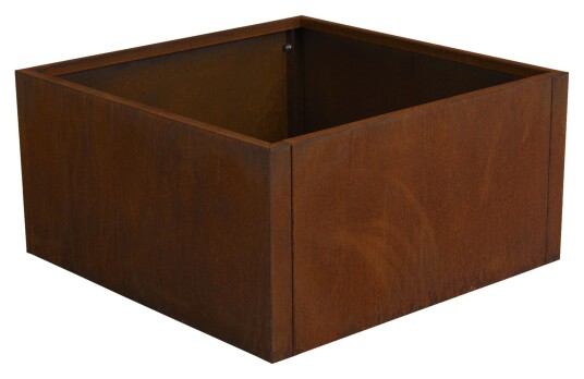 Brafab Kummin Blomsterkasse, 80x80, Corten stål Unoliving