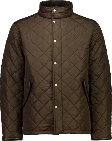 Bison Classic Quilted Jacket   Khaki green   M