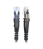 Patchsee Thinpatch - Koblingskabel - Rj-45 (Hann) Til Rj-45 (Hann) - 60 Cm - 4.9 Mm - Ftp - Cat 6A - Ieee 802.3At - Med Støvel Halogenfri - Svart