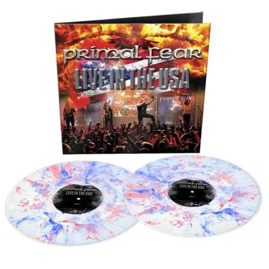 Primal Fear - Live In The USA - Limited White Blue Red Marbled Edition (2LP Vinyl)