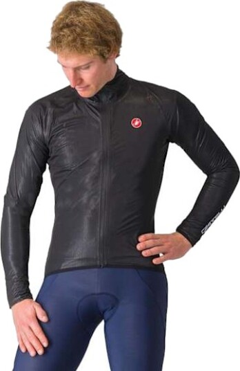 Castelli Squall Shell vanntett sykkeljakke sort/grå herre