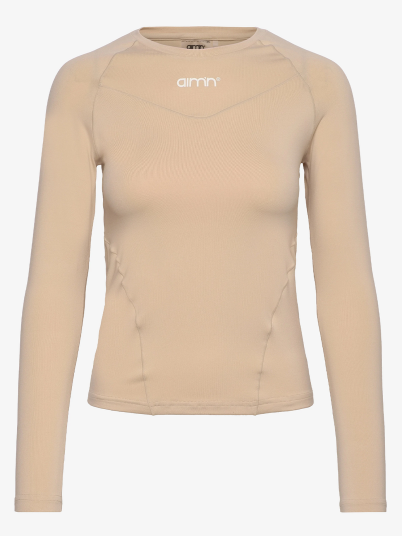 Aim'n Soft Basic Long Sleeve Beige L