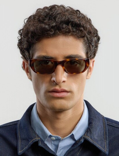 Corlin Eyewear Marcel Tortoise Green Brown ONE SIZE