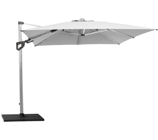 Cane-Line Hyde luxe parasoll Sølv 3 x 3 m Cane-Line Hyde luxe parasoll Sølv 3 x 3 m