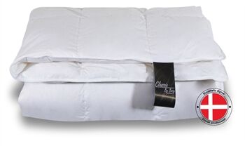 Norvigroup lett helårs dobbeldyne med moskusdun 200x220cm Classic By Borg dundyne
