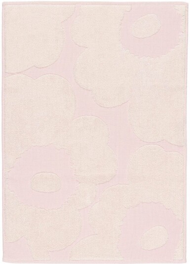 Marimekko Unikko håndkle 50x70 cm White light pink