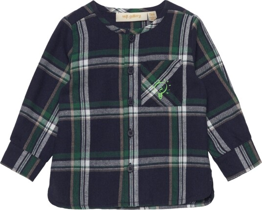 Soft Sgbezram Checked Shirt Blue 68