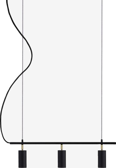 Globen Lighting Pendellampe Hubble 3 Svart Globen Lighting Pendellampe Hubble 3 Svart