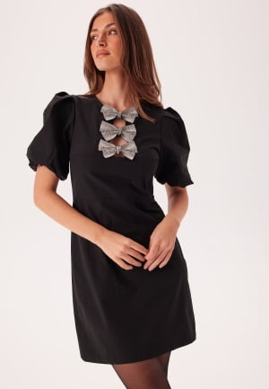 VERO MODA Vmellison 2/4 SHORT DRESS SHO Black XS