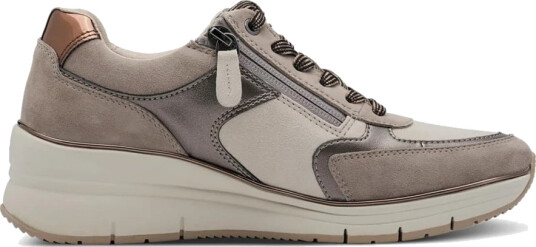 Tamaris Women Lace Up Beige 37