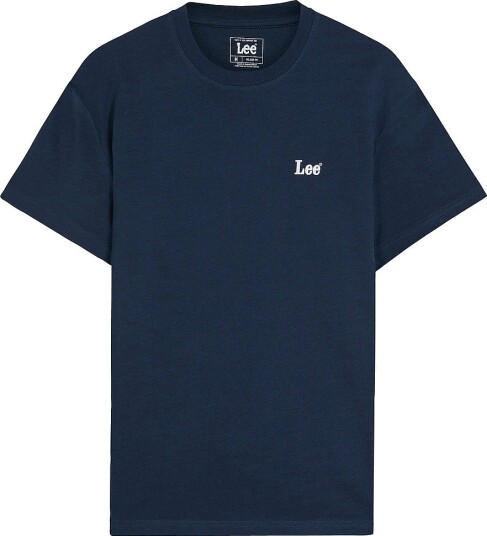 Lee T skjorte Ss Small Logo Tee Dress Blues Blå Lee T skjorte Ss Small Logo Tee Dress Blues Blå