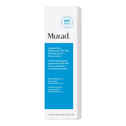 Murad Superactive Fuktighetskrem med SPF 40 - Mattifying Oil + Pore Control 50 ml Murad Superactive Fuktighetskrem med SPF 40 - Mattifying Oil + Pore Control 50 ml