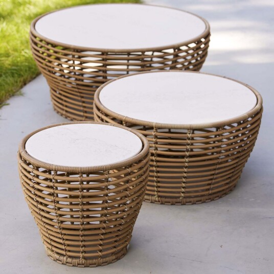 Cane line Basket 75 cm Kurv sofabord Polyrattan Cane line Basket 75 cm Kurv sofabord Polyrattan