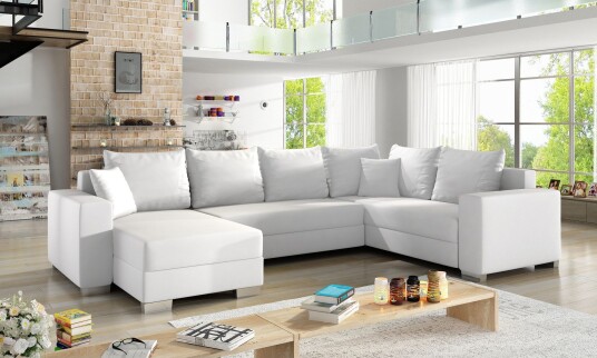 Gallicanta Hjørnesovesofa Hvit Gallicanta Hjørnesovesofa Hvit
