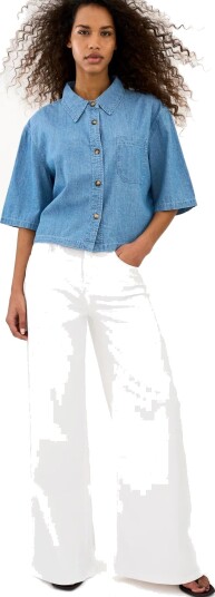 IVY Copenhagen Ivy Alina Jeans Wash Optical White   White   27 x 32