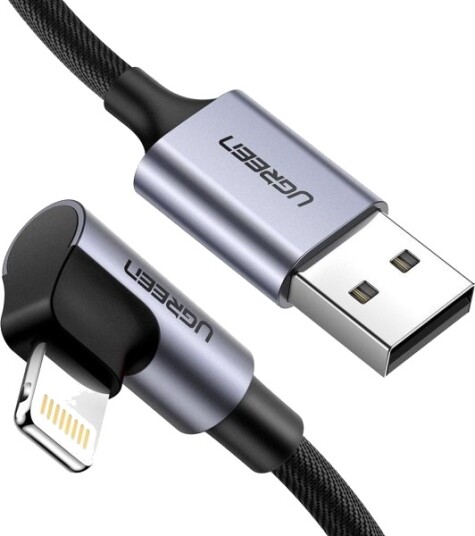 Ugreen 60521 Lightning Usb C Hankjønn Hankjønn Sort Grå Ledning Feste