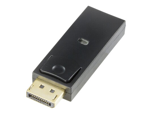 Deltaco DisplayPort til HDMI Adapter - Kabeladapter med Gullkontakt, Svart