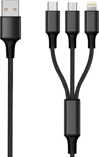 2Go 797154 3 M Usb B Usb C/Micro-Usb B/Lightning Sort