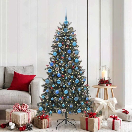  Kunstig juletre grønn 99 x 99 x 180 cm PVC og plast og stål