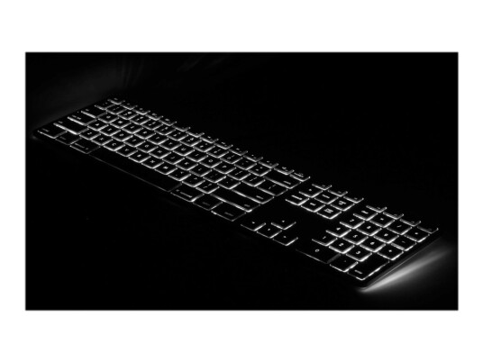 Matias - Tastatur - Bakgrunnsbelyst - Usb - Usa - Svart