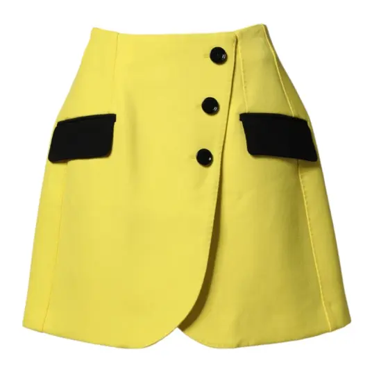 Dolce & Gabbana Dame Skjørt Gul 3XS,