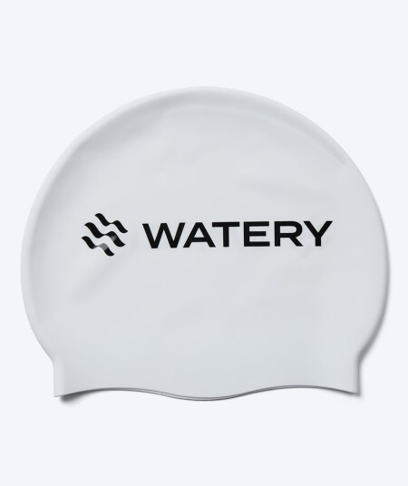 Watery badehette til junior 6-12 - Signature - Hvit - Badehetter - Unisex Watery badehette til junior 6-12 - Signature - Hvit - Badehetter - Unisex