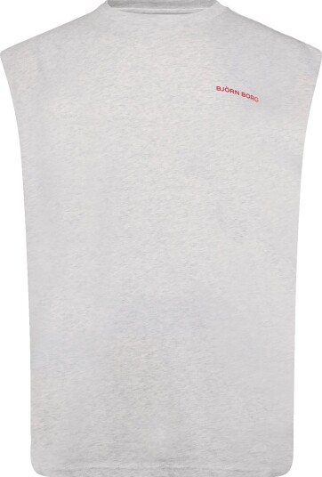 Björn Borg Borg Gym Sleeveless T Shirt ULTRA LIGHT GREY MELANGE XXL Björn Borg Borg Gym Sleeveless T Shirt ULTRA LIGHT GREY MELANGE XXL