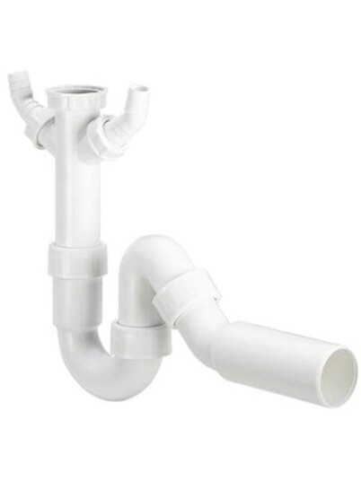 Viega 1 1/2" X 50 mm Pipe Vandlås med Spildevandsslangetilslutninger