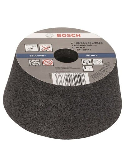 Bosch Slipekopp, koniske - stein/betong 90 mm, 110 mm, 55 mm, 30