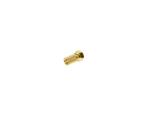 Shiverpeaks Koaksialplugg F-Type Han 7.2mm Gull Shiverpeaks Koaksialplugg F-Type Han 7.2mm Gull