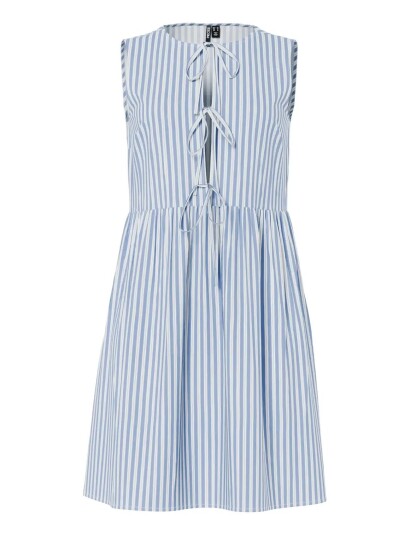 Pieces Pcjolly Sl Tie Short Dress Wvn Noos Bc Blue L Pieces Pcjolly Sl Tie Short Dress Wvn Noos Bc Blue L