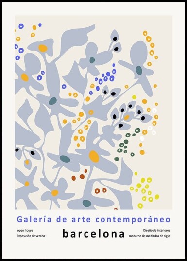 Contemporary art gallery Barcelona design and interior Plakat Plakat / 21x30cm Contemporary art gallery Barcelona design and interior Plakat Plakat / 21x30cm