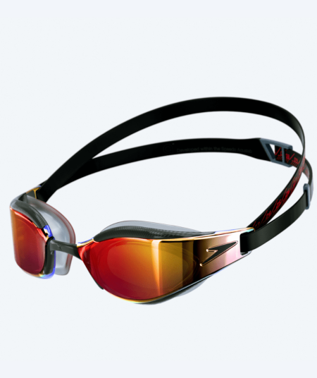 Speedo Elite svømmebriller Fastskin Hyper Elite Mirror Svart/guld Speedo Elite svømmebriller Fastskin Hyper Elite Mirror Svart/guld
