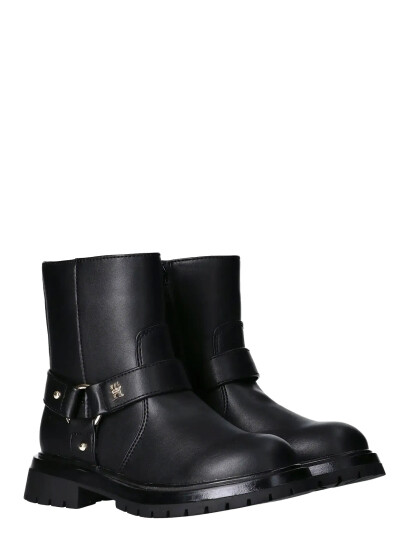 Tommy Hilfiger Tommy Hilfiger Booties Faux Leather - Black - 34/22CM
