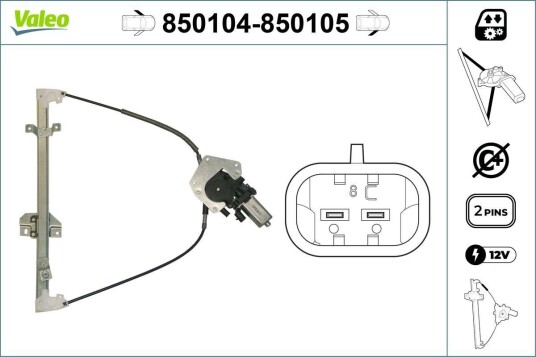Vindusheis VALEO 850104