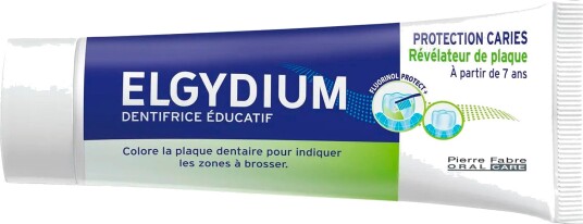 Pedagogisk Barnetannkrem med plak-indikator ELGYDIUM Educational 50 ml