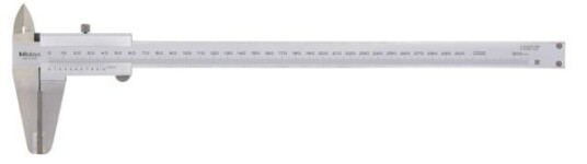 Mitutoyo Nonieskjutmått 530-322 0-300mm, 0,05mm Hårdmetallbel. Utv. Skänklar, Flat Sticka Mitutoyo Nonieskjutmått 530-322 0-300mm, 0,05mm Hårdmetallbel. Utv. Skänklar, Flat Sticka