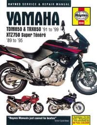 Yamaha Tdm850, Trx850 & Xtz750 (89 - 99) Haynes Repair Manual Av Haynes Publishing