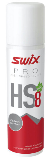 Swix Hs8 Liq. Red, -4°c/+4°c, 125ml