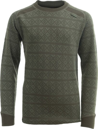 Stormberg Rauland Wool Roundneck Jr Forest Night / Thyme 128