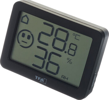 TFA Digital Thermo-Hygrometer BK TFA Digital Thermo-Hygrometer BK