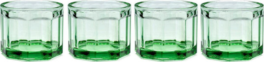 Serax Fish & Fish glass 16 cl 4-pakning Green Serax Fish & Fish glass 16 cl 4-pakning Green