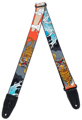 Levys Poly Print Strap 2"" Tiger
