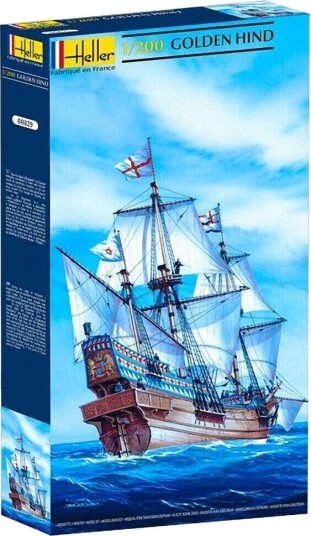 Heller Golden Hind Modellskip Byggesett 1:200